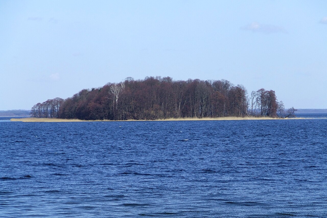 View over a lake in the Masurian Lake District, Poland